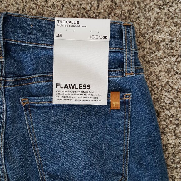 Joe's Jeans The Callie High Rise Cropped Bootcut Flawless Optimist Light Wash - Picture 10 of 16